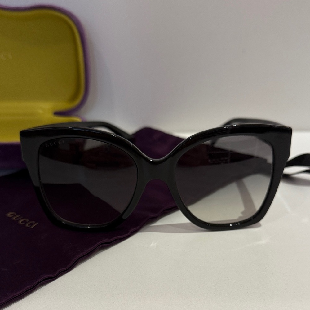 Gucci Women's Black Sunglasses